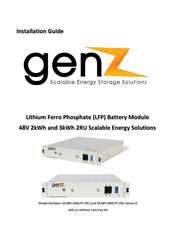 genz GC48V-040LFP-2RU Installation Manual