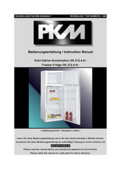 Pkm GK 212.4 A+ Instruction Manual