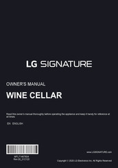 LG SIGNATURE InstaView URETC1408N Owner's Manual