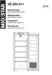 Mio Star VE-284 A++ Instruction Booklet