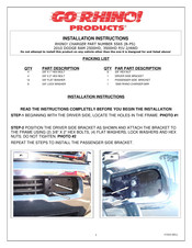 Go Rhino Rhino! Charger 5565 Installation Instructions