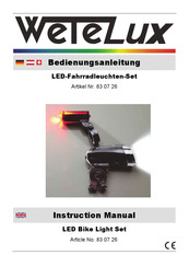 Wetelux 83 07 26 Instruction Manual