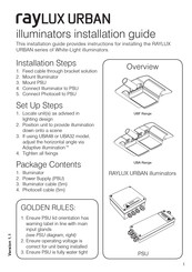 Raytec RAYLUX URBAN UBA32 Installation Manual