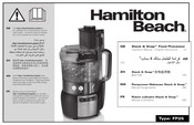 Hamilton Beach Stack & Snap 70720G-SAU Operation Manual - Original Instructions