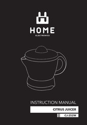 Home Electronics CJ-252W Instruction Manual