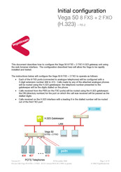 VegaStream Vega 50 8 FXS + 2 FXO Initial Configuration Manual