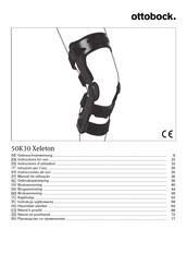 Otto Bock 50K30 Xeleton Instructions For Use Manual