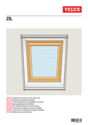 Velux ZIL Installation Instructions Manual