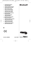 EINHELL BT-CS 700 E Operating Instructions Manual