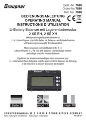 GRAUPNER 2-5S XH Operating Manual