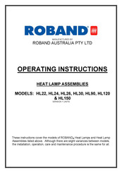 ROBAND HL22 Operating Instructions Manual