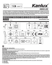 Kanlux AWAN LED C-W Manual