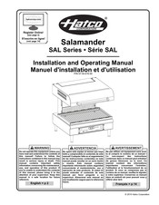 Hatco Sal-1 Installation And Operating Manual