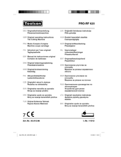 Toolson 11012 Original Operating Instructions