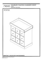 Next Highbury 676207 Assembly Instructions Manual