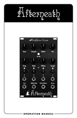 EarthQuaker Devices Afterneath Operation Manual