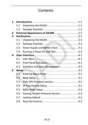 Atel Electronics DADI DA280 User Manual
