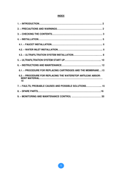 Hidro-Water NELVA Manual