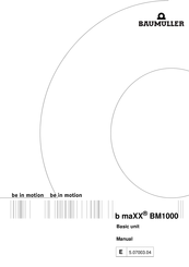Baumuller b maXX BM1000 Manual