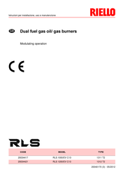 Riello RLS 1000/EV MX Modulating Operation