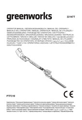 GreenWorks PTF310 Operator's Manual