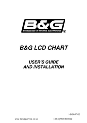 B&G LCD CHART User's Manual And Installation Instructions