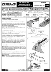 Rola RMX Series Fitting Instructions