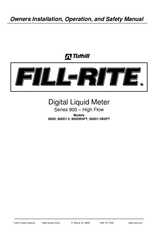 Tuthill Fill-Rite 900D1.5 Owners Installation, Operation, And Safety Manual