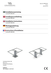 Granberg Centerlift 981 Installation Instructions Manual