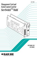 Black Box ServSwitch KV1608C-R3 Manual