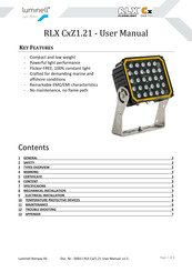 LUMINELL RLX CxZ1.21 User Manual