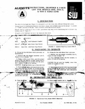 Alemite 6550 Instructions, Drawings & Parts List