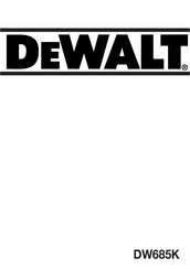 DeWalt DW685K Manual