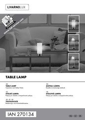 LIVARNO LUX 270134 Operation And Safety Notes
