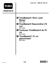 Toro TimeMaster 20978 Operator's Manual