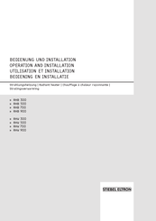STIEBEL ELTRON RHM Series Operation And Installation