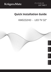 Krüger & Matz KM0232HD Quick Installation Manual