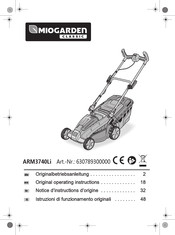 Miogarden CLASSIC ARM3740Li Original Operating Instructions