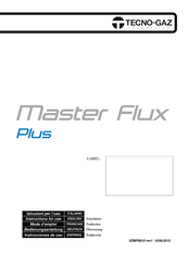 TECHNO-GAZ Master Flux Plus Instructions For Use Manual