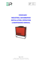 IP CD425 Installation, Operation & Maintenance Manual