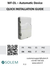 Solem WF-OL Quick Installation Manual