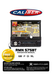 Caliber RMN 575BT Navigation Manual