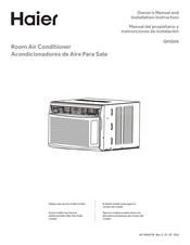 Haier QHQ06 Owner's Manual And Installation Instructions