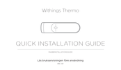 Withings SCT01 Quick Installation Manual