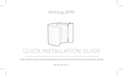 Withings WPM02 Quick Installation Manual