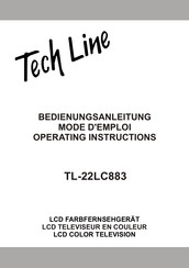 Tech Line TL-22LC883 Operating Instructions Manual