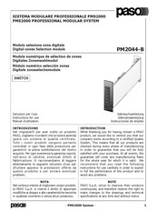 Paso PM2044-B Instructions For Use Manual
