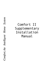 Cytech Ultra Comfort II Supplementary Installation Manual