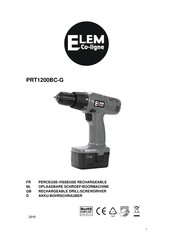 Elem Co-Ligne PRT1200BC-G Manual