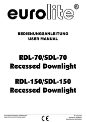 EuroLite RDL-70 User Manual